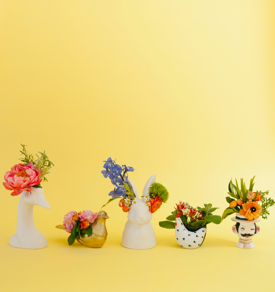 lajoiedesfleurs.fr Des drôles de vases lajoiedesfleurs.fr Des drôles de vases oh joy