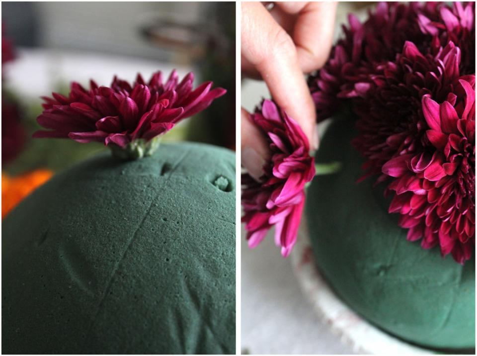 lajoiedesfleurs.fr DIY : des Fleurs Citrouilles ! lajoiedesfleurs.fr halloween citrouille diy fleurs