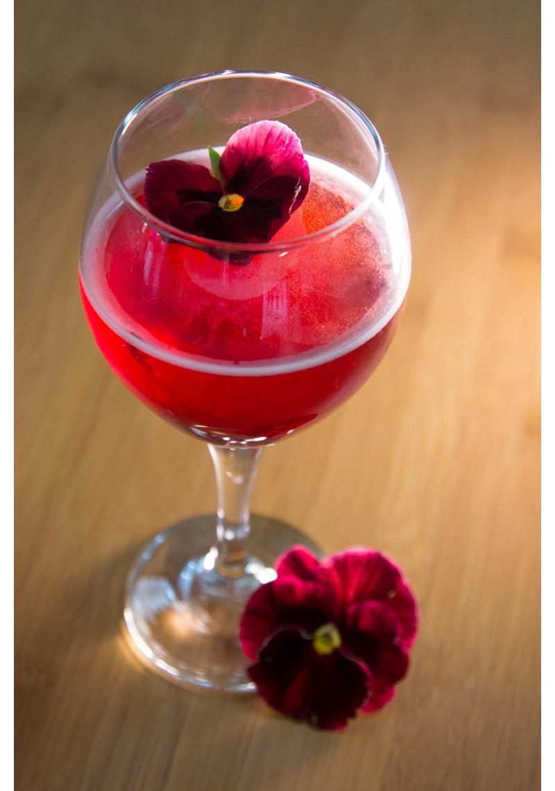 lajoiedesfleurs.fr Cocktails fraîchement fleuris! Black Currant Sparkler - Tollwasblumenmachen.de