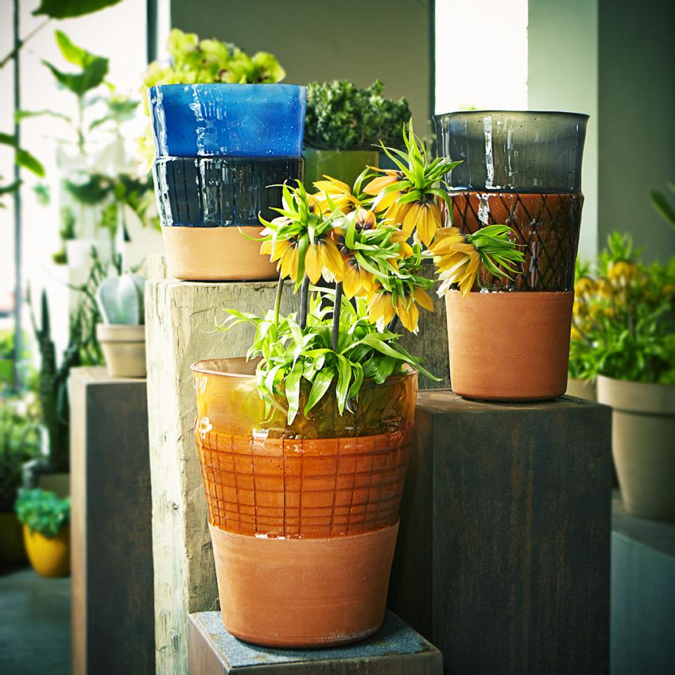 Lajoiedesfleurs.fr Superpositions--avec fleurs Lajoiedesfleurs.fr pot fleurs terre cuite handmade