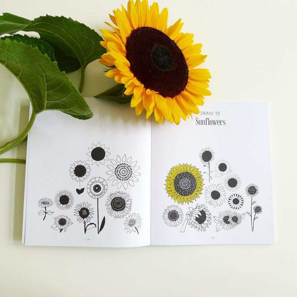 lajoiedesfleurs.fr Dessine-moi une fleur—ou 20 ! lajoiedesfleurs.fr dessin fleurs joie