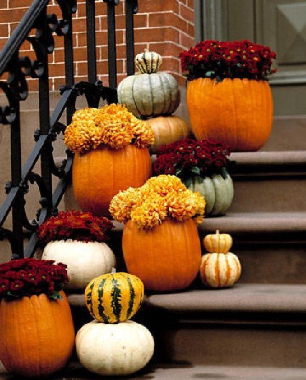 Lajoiedesfleurs.fr C’est Citrouille! Lajoiedesfleurs.fr citrouille halloween fleurs vase