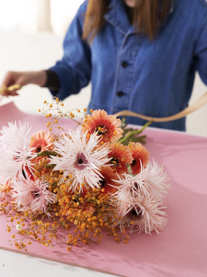 boeket gerbera's | bloemschikken in vaas