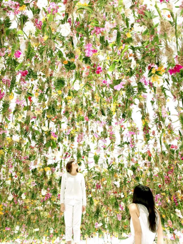 lajoiedesfleurs.fr Un Jardin Floral Zen lajoiedesfleurs.fr fleurs susendue team lab