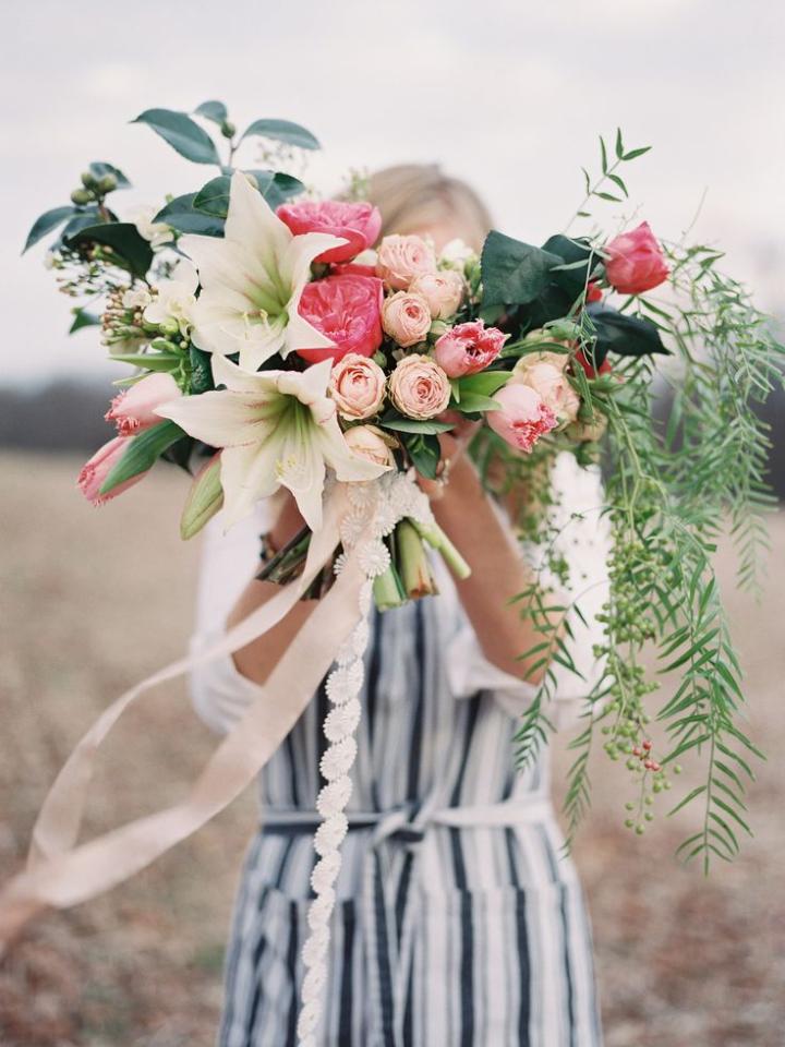 Bauernhochzeit mit Pfingstrosen - Tollwasblumenmachen.de