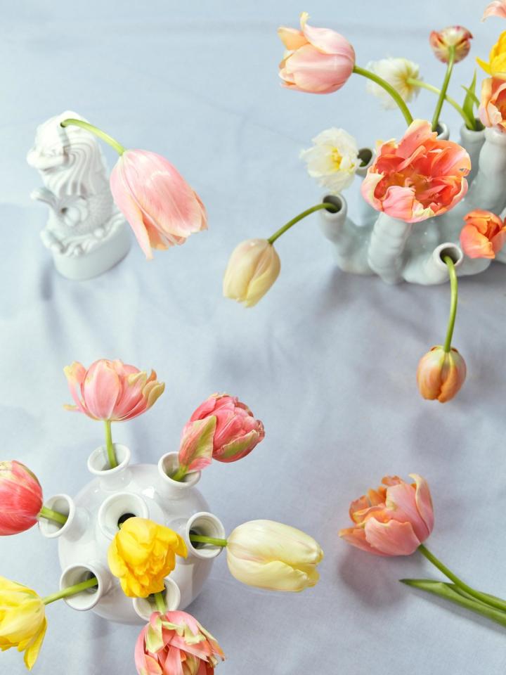 La renaissance du vase à tulipes Lajoiedesfleurs.fr