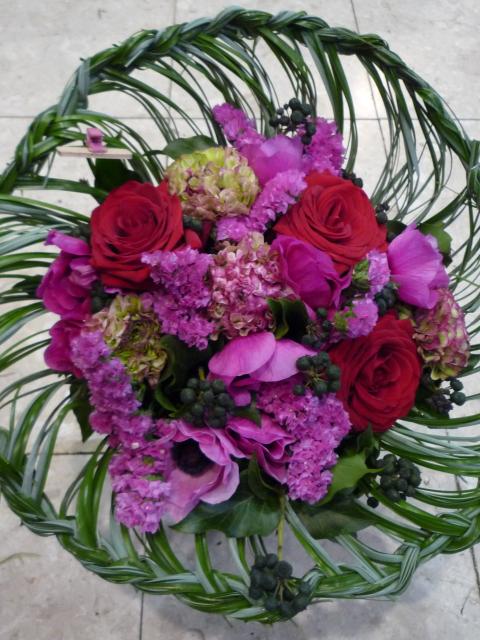 lajoiedesfleurs.fr bouquet tresse 