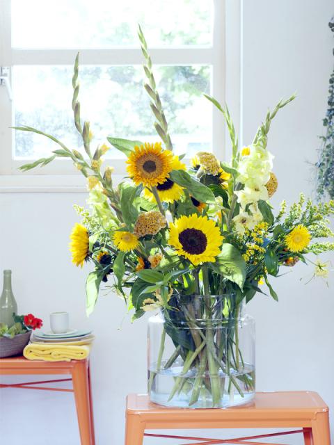 Tournesol bouquet Lajoiedesfleurs.fr